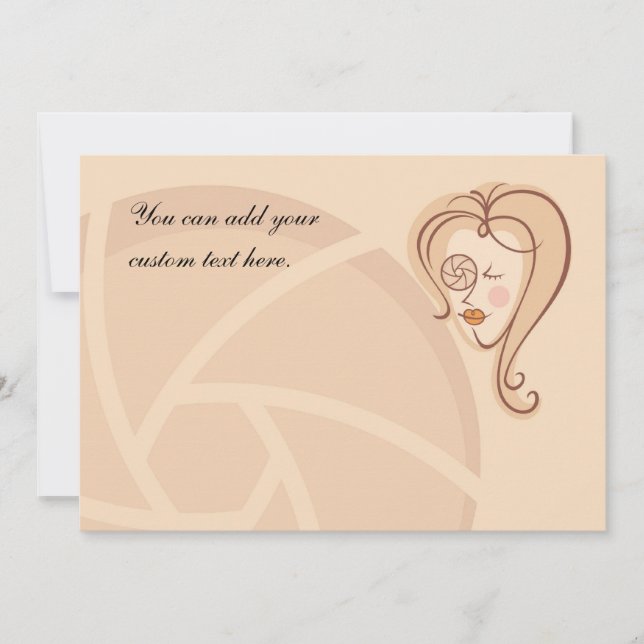 Photographe féminine (Devant)