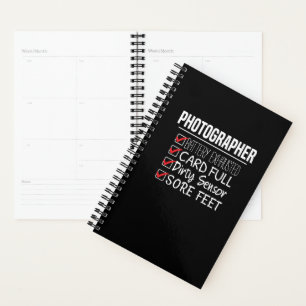 Photographe - Liste de contrôle de la photographie