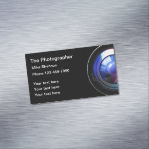 Photographe professionnel Carte de visite Magnets