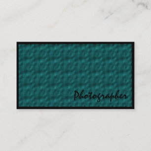 Photographe simple et élégant Cartes turquoises