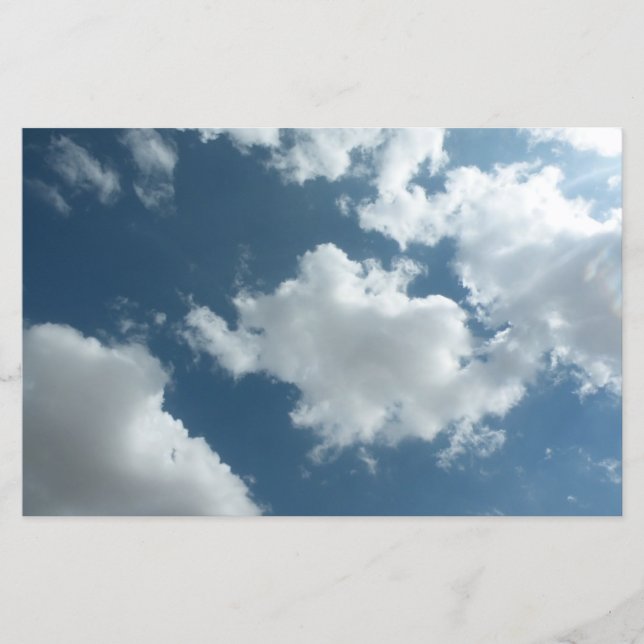 Photographie abstraite de ciel nuageux (Devant)