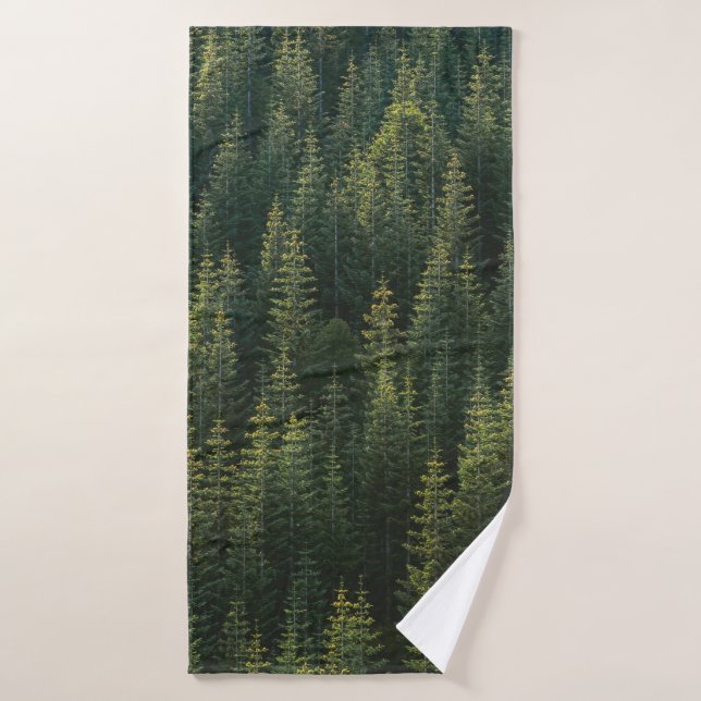 PHOTOGRAPHIE AÉRIENNE DE LA FORÊT (Serviette de bain)