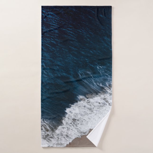 PHOTOGRAPHIE AÉRIENNE DE SEASHORE (Serviette de bain)