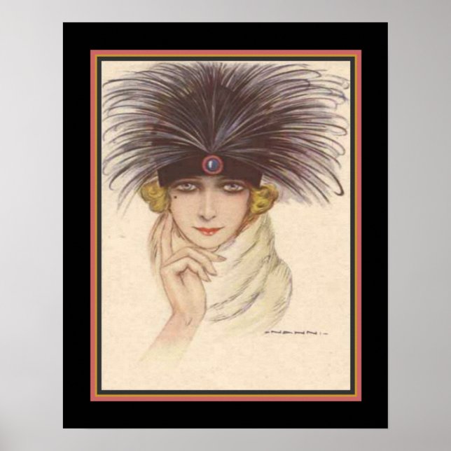 Photographie Art Déco Showgirl par Nanni ca. 1928 (Devant)