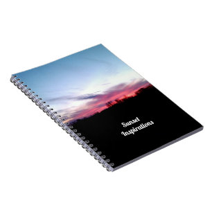 Photographie au coucher du soleil CARNET