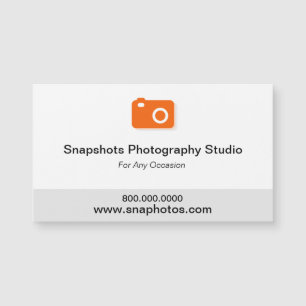 Photographie Carte de visite magnétique