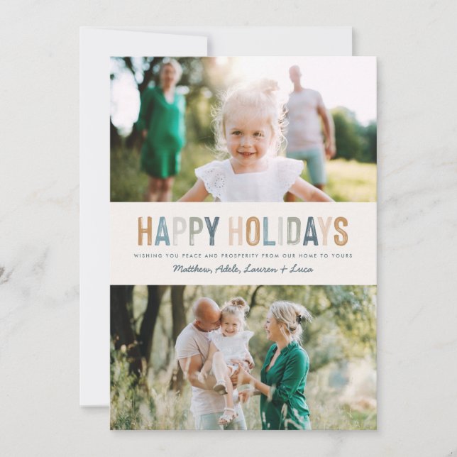 Photographie colorée classique, Noël moderne (Devant)