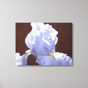 Photographie d'art fine de fleurs d'iris sur toile