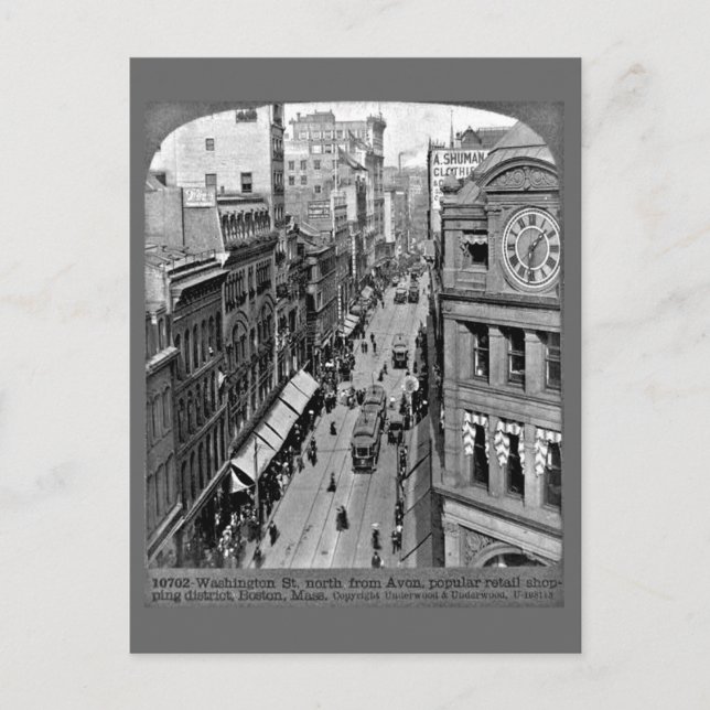 Photographie de Boston Vintage par carte postale 3 (Devant)