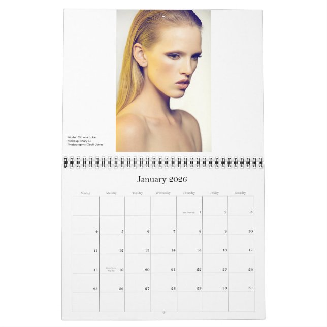 Photographie de calendrier de Geoffrey Jones 2013 (Jan 2026)