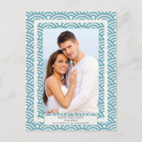 Photographie de carte de sauvegarde de date avec v