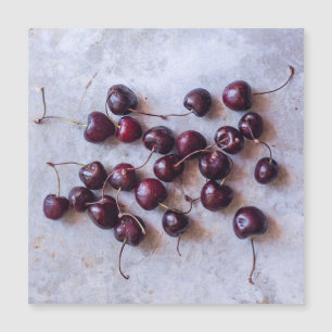 Photographie de Cerises Rouges Fraîches