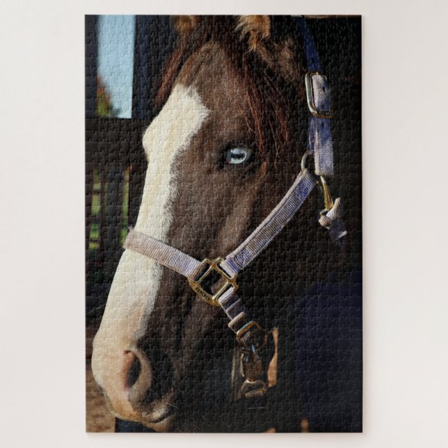 Photographie de cheval rustique en puzzle - Photo  (Vertical)