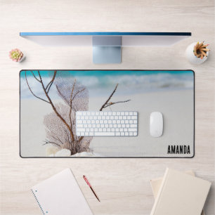 Photographie de Coquillages sur une plage de sable