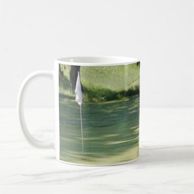 Photographie de golf et tasse de calendrier (Gauche)