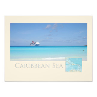Photographie de la mer des Caraïbes