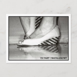 Photographie de la victoire Carte postale noire et