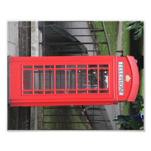 Photographie de London Phone Booth rouge (Devant)