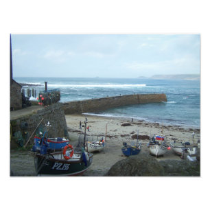 Photographie des Cornouailles de bateaux de pêche