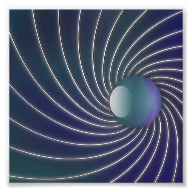 Photographie des spirales de la mer profonde (Devant)