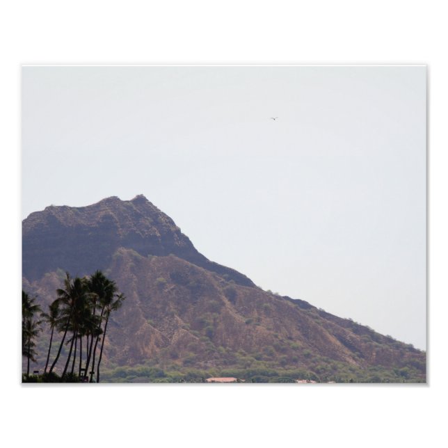 Photographie Diamond Head Hawaii (Devant)
