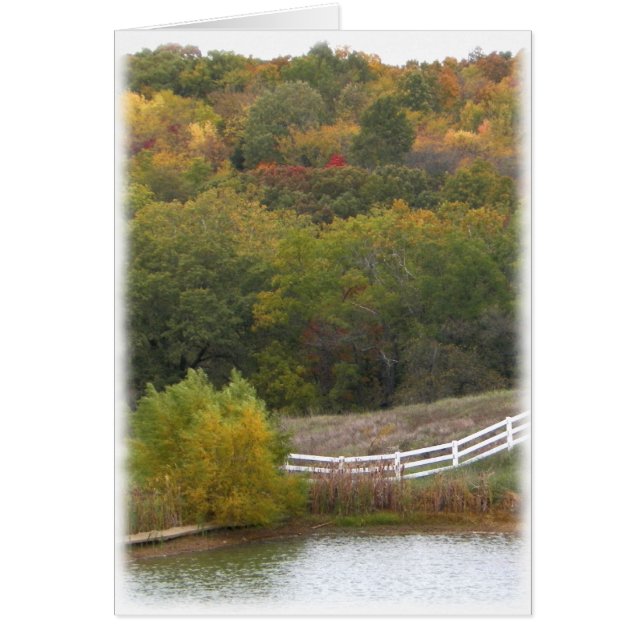 Photographie du paysage d'automne (Devant)