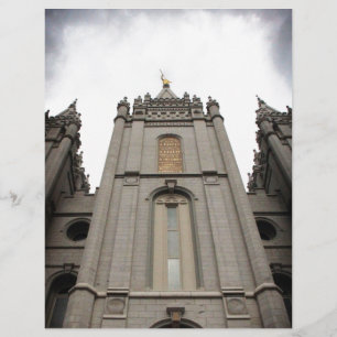 Photographie du temple Mormon LDS de Salt Lake Cit