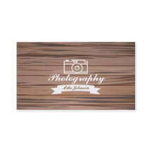 Photographie en bois avec l'appareil-photo - carte