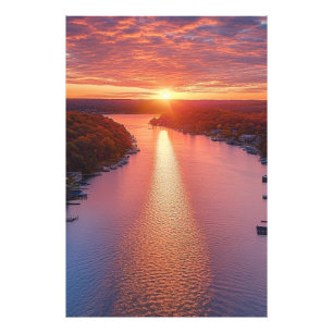 Photographie époustouflante du coucher de soleil s