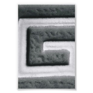 Photographie G2 4x6 noir et blanc de lettre