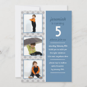 Photographie moderne par point Invitation d'annive