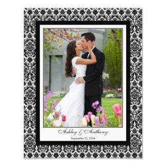 Photographie noir blanc Damask Modèle