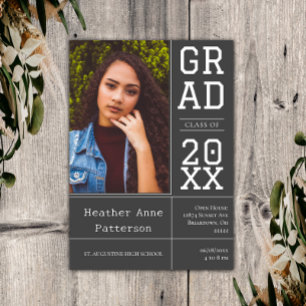 Photographie Open House Invitation Grey
