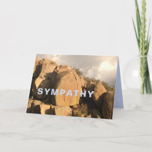Photographie originale sur la carte de sympathie