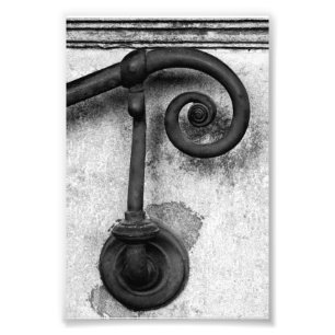 Photographie P4 4x6 noir et blanc de lettre