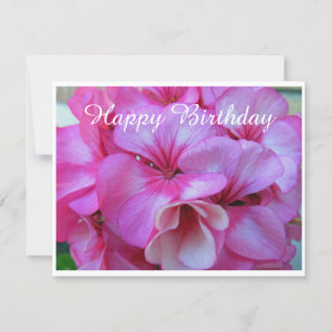 Photographie rose florale Carte d'anniversaire