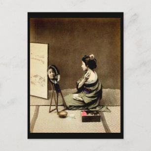 Photographie Vintage carte postale-Kazumasa Ogawa