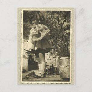 Photographie vintage de carte postale