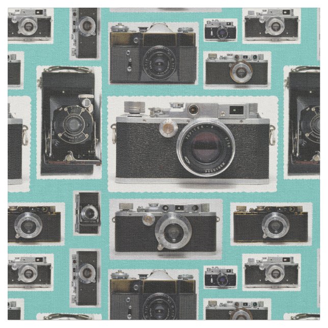 Photographies d'un vieux tissu de caméra Vintage (Fermer)