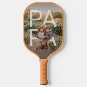 PhotoPop Papa Raquette de Pickleball Personnalisée