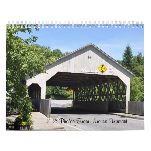 Photos De 2026 Du Calendrier Vermont (Protection)