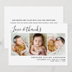 Photos de bébé Amour & Merci Moderne Minimaliste