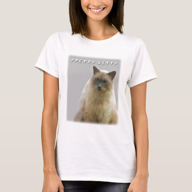 Photos de chats sur t-shirts pour femmes (Devant)