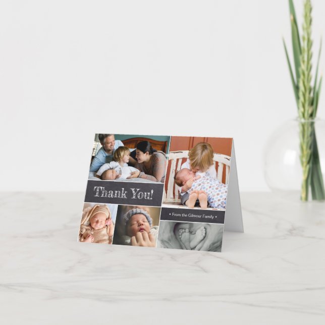 Photos de famille Nouveau Faire-part de naissance  (Devant)