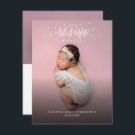 Photos de Noël Faire-part de naissance de Noël<br><div class="desc">Une carte de faire-part de naissance de photos de Noël qui est parfaite pour les garçons et les filles. Ajoutez votre message texte personnalisé et vos photos en cliquant sur le bouton "Personnaliser"</div>