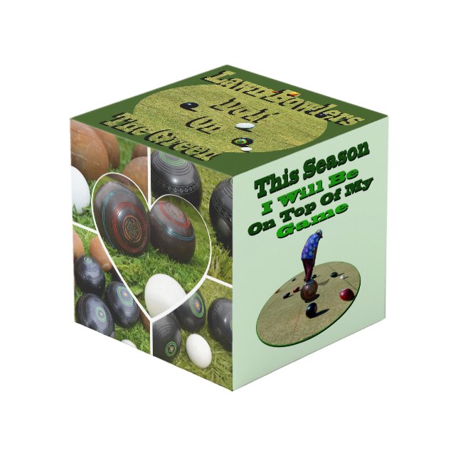 Photos Des Boules De Pelouse, Photo Cube (Angle devant)