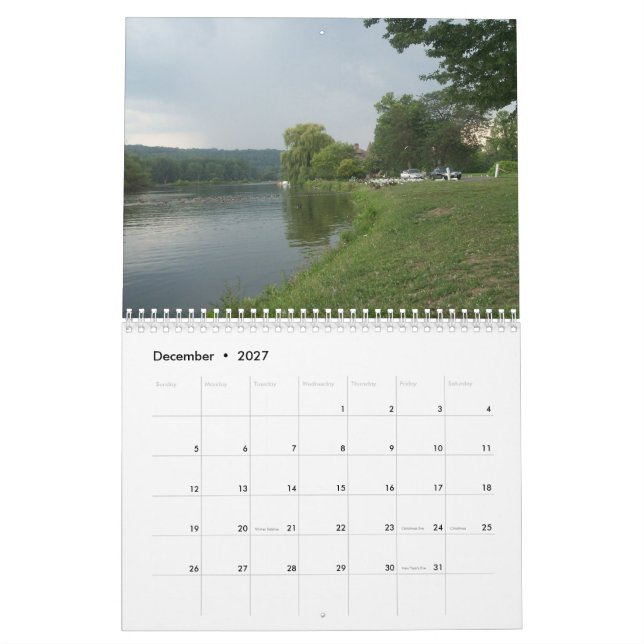 PHOTOS DU Calendrier DU LAC CAYUGA (Dec 2027)