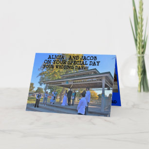 PHOTOS DU JOUR DU MARIAGE CARTE DE voeux