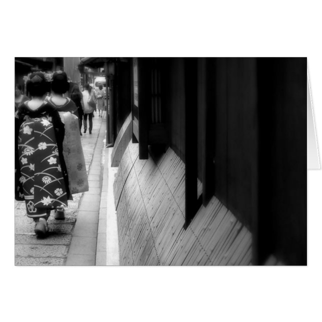 Photos en noir et blanc du Japon (Devant horizontal)
