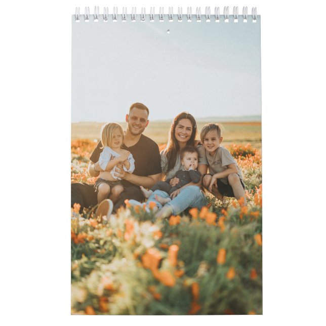 Photos Familiales 2026 Calendrier 12 Mois (Protection)